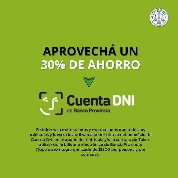 Pagá con Cuenta DNI y obtené beneficios