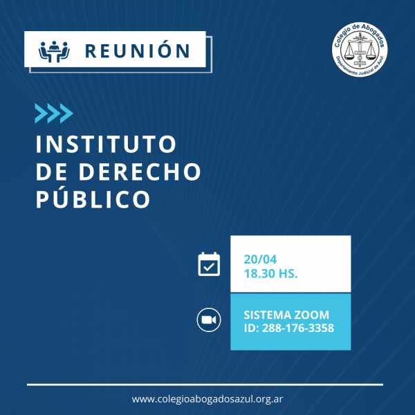 Reunión del Instituto de Derecho Público