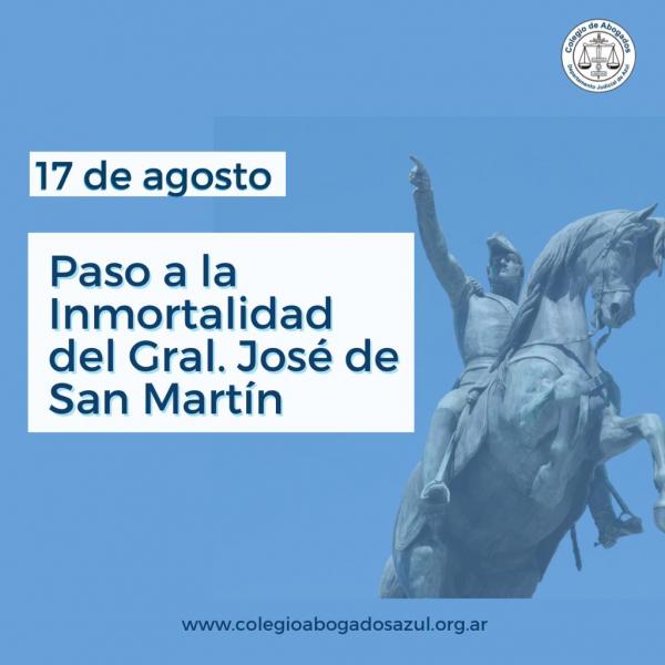 Paso a la Inmortalidad del General Don José de San Martín