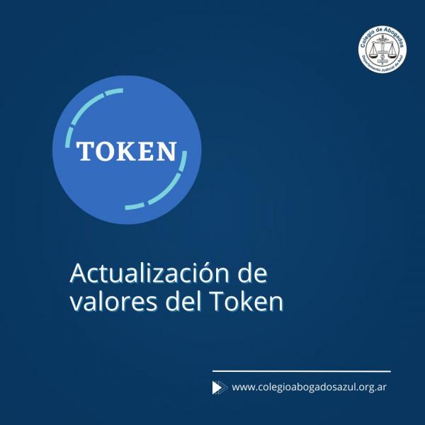 Actualización de valor del token