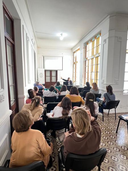 Se realizó en Tandil la charla sobre prestaciones de la Caja