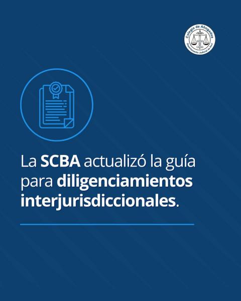 La SCBA actualizó la guía para el Bus Federal de Justicia