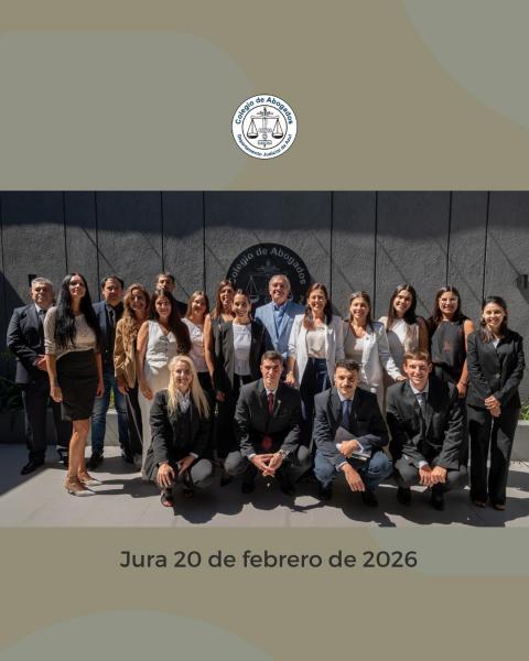 El Colegio comenzó el 2026 con la incorporación de nuevos profesionales