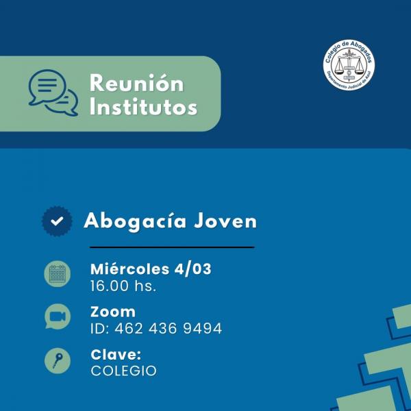 Reunión de la Comisión de Abogacía Joven