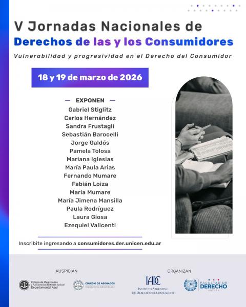 Se realizarán las V Jornadas Nacionales de Derechos de las y los Consumidores