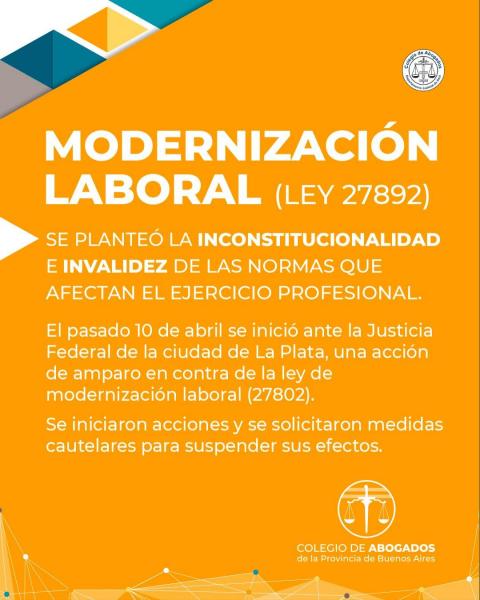 COLPROBA sigue impulsando acciones ante la Ley de Modernización Laboral