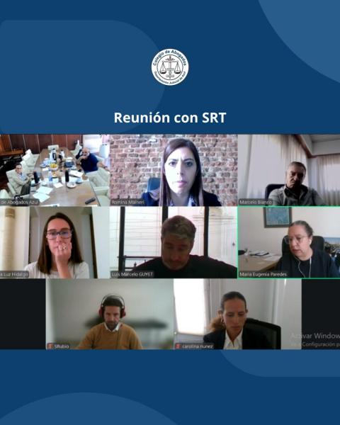 Autoridades del C.A.A. se reunieron con la SRT por el funcionamiento de Comisiones Médicas