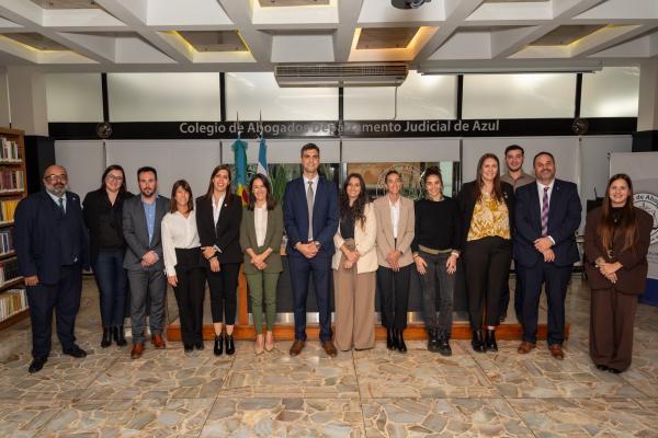Asumieron las nuevas autoridades del Colegio de Abogados del Departamento Judicial Azul