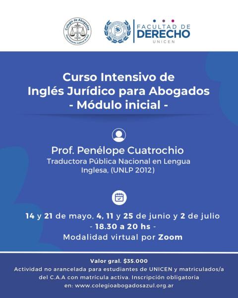Nueva propuesta formativa del Colegio y la Facultad de Derecho de la UNICEN