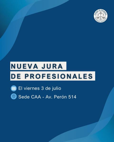 Nueva Jura de profesionales en el Colegio