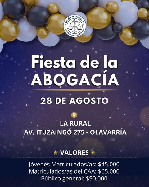 Olavarría será sede de la Fiesta de la Abogacía 2026