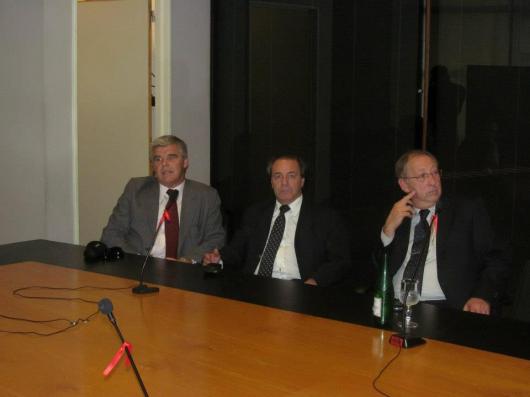 Dres. Mauhourat y Cordeviola en la reunión FACA del 11 de abril de 2013. Foto: FACA