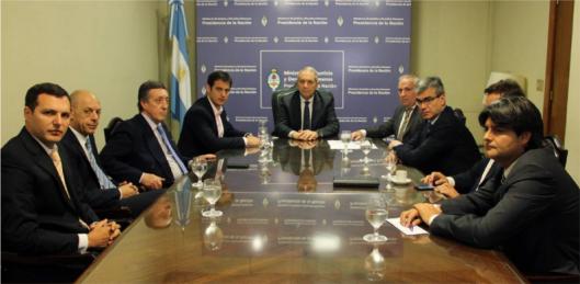 Alak recibió a autoridades del ColProBA