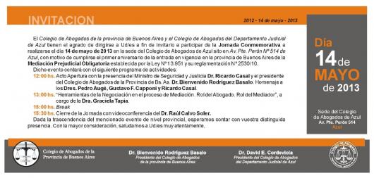 El Colegio será sede de la Jornada Provincial Conmemorativa de la MPO