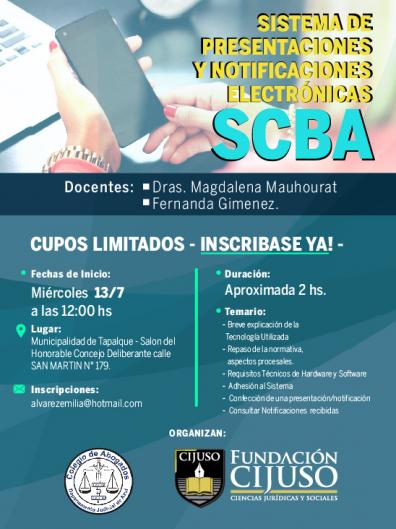 Sistema de Notificaciones y Presentaciones Electrónicas: Capacitación en Tapalqué