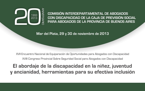 XVII Encuentro Nacional de Equiparación de Oportunidades para Abogados con Discapacidad