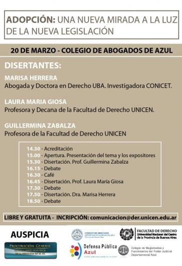 Jornada de Adopción: Una mirada a la luz de la nueva legislación y los derechos humanos