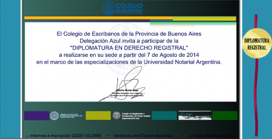 Diplomatura en Derecho Registral
