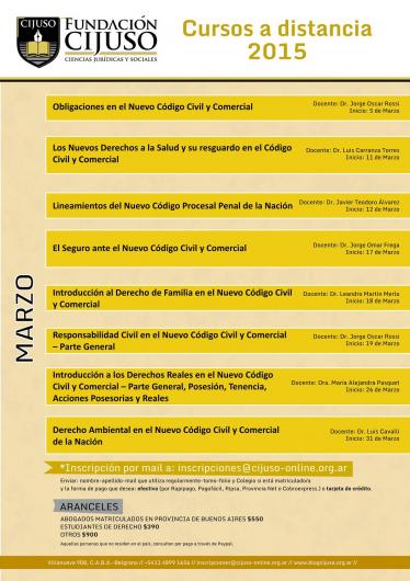 CURSOS A DISTANCIA DE CIJUSO: FECHAS DE INICIO DE MARZO