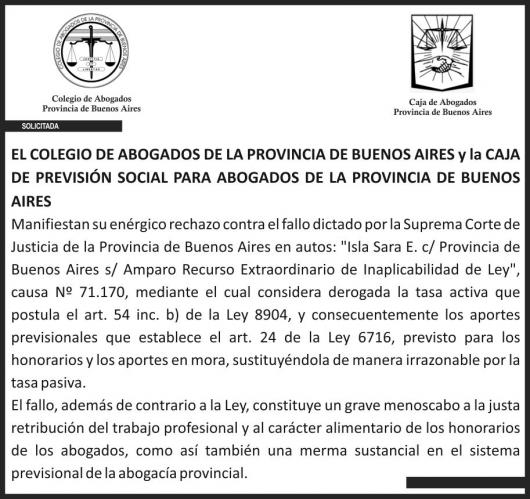 Rechazo de la Colegiación
