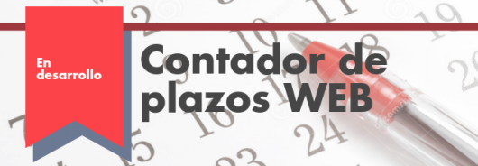 SOFTWARE: Contador de plazos web.