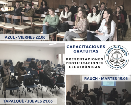 MÁS CAPACITACIONES SOBRE NOTIFICACIONES Y PRESENTACIONES ELECTRÓNICAS.