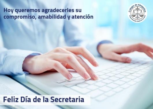 FELIZ DÍA DE LA SECRETARIA