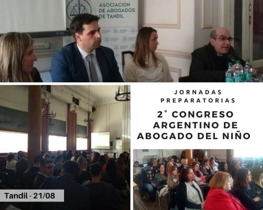 EXITOSAS JORNADAS PREPARATORIAS PARA EL 2° CONGRESO ARGENTINO DE ABOGADO DEL NIÑO.