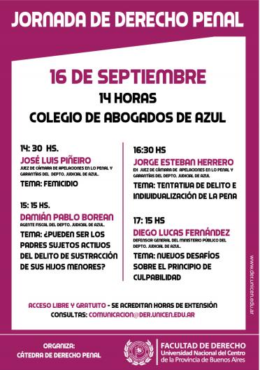 Jornada de Derecho Penal