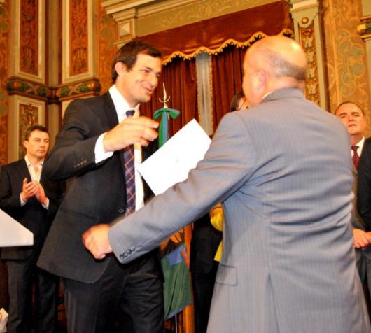 Atilio Franco recibió el decreto que lo nombra Juez de Paz de Bolívar